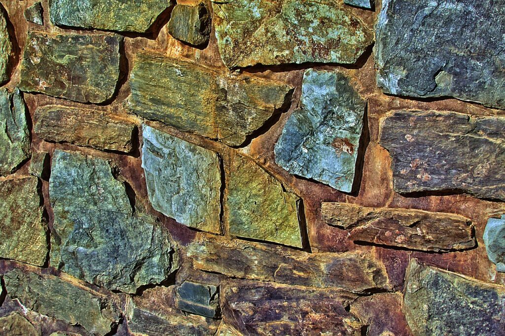 stone wall, natural stones, wall